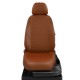 Чехлы на сидения Ромб экокожа паприка с перфорацией, на лифтбэк артикул SK23-0403-EC28-R-ppk