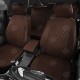 Чехлы на сидения Ромб экокожа шоколад с перфорацией вариант 2, на седан, универсал артикул VZ29-2200-EC29-R-chc