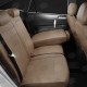Чехлы на сидения экокожа капучино с перфорацией, на лифтбек артикул VW28-0104-EC32