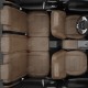 Чехлы на сидения экокожа капучино с перфорацией, на минивэн, Multivan артикул VW28-1316-EC32