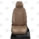 Чехлы на сидения экокожа капучино с перфорацией, на седан, универсал артикул VW28-0609-EC32