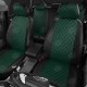 Чехлы на сидения Ромб зелёная экокожа с перфорацией, на внедорожник артикул TA27-1203-EC34-R-grn