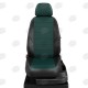 Чехлы на сидения зелёная экокожа с перфорацией, на внедорожник артикул TA27-2002-EC34