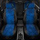 Чехлы на сидения синяя алькантара с перфорацией, на седан, универсал артикул VW28-0616-EC39