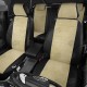 Чехлы на сидения бежевая алькантара с перфорацией, на седан, универсал артикул VW28-0603-EC40