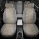 Чехлы на сидения лён шато-блеск и серый лён, на седан артикул VW28-1501-LEN01