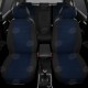 Чехлы на сидения жаккард синяя точка, на седан, универсал артикул VW28-0606-JK5
