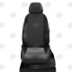 Чехлы на сидения серый креп и экокожа, на минивэн артикул VW28-1328-KK2