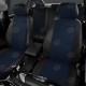 Чехлы на сидения жаккард синяя точка и экокожа, на минивэн, Multivan артикул VW28-1318-KK5