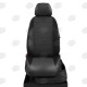 Чехлы на сидения жаккард квадрат и экокожа, на седан артикул MI18-0500-KK8