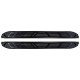 Пороги алюминиевые Corund чёрные для Peugeot 4008 2013-2018 артикул PEGE.69.2353