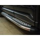 Пороги алюминивые Zirkon для Renault Duster/Kaptur 2011-2021 артикул DCDU.59.0448