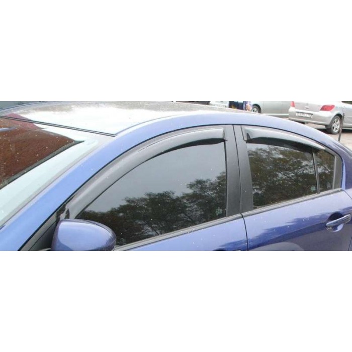 Дефлекторы окон EGR темные 4 штуки для Mazda 3 2009-2013