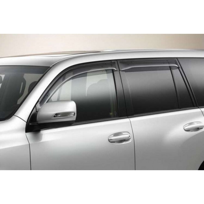 Дефлекторы окон EGR темные 4 штуки для Toyota Land Cruiser Prado 150 2009-2021