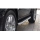 Пороги алюминиевые Dolunay на короткую базу для Opel Vivaro 2001-2018 артикул 26.DLM.01.19.KS.G