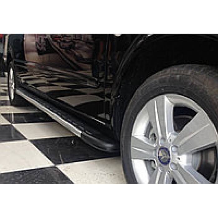 Пороги алюминиевые Duru для Ford Connect 2014-2023 артикул 02.DRM.01.15.P