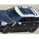 Пороги алюминиевые Maya V2 Black для Toyota Hilux 2015-2020