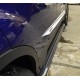 Пороги алюминиевые Rainbow чёрные для Subaru Forester 2013-2018 артикул 31.GKM.11.13.S