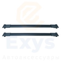 Багажные поперечины Siamond V1 чёрные для Volkswagen Touareg 2002-2010