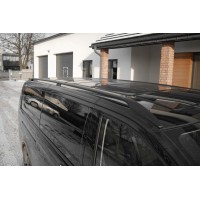 Рейлинги на крышу Erkul Elite чёрные на среднюю базу для Mercedes Vito/Viano 2003-2024