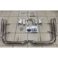 Защита задняя двойные уголки
 70-42 мм;Mercedes X-class № TRG05DD7042UM.54.43 для Mercedes X-class 2018-2020