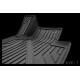 Коврики KVEST 3D в салон полистар, бежево-чёрные, 5 шт для Toyota Land Cruiser 200 2015-2021