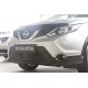 Защитная сетка решетки переднего бампера Русская артель для Nissan Qashqai 2014-2015