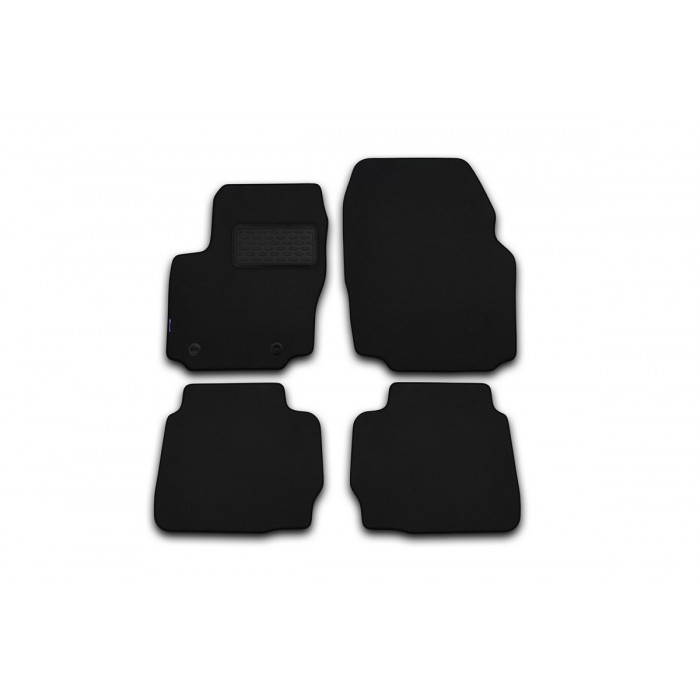 Коврики в салон текстиль 4 штуки для МКПП Autofamily для Ford Edge 2013-2015