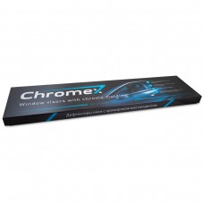Дефлекторы окон Chromex с хромированным молдингом 4 шт
