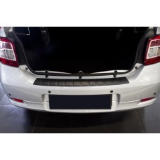 Накладка на задний бампер ABS-пластик для Renault Logan № NRL-029302
