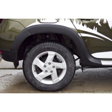 Расширители колесных арок комплект шагрень для Renault Duster № RRD-050902