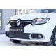 Зимняя заглушка решетки переднего бампера Русская артель для Renault Sandero 2015-2022