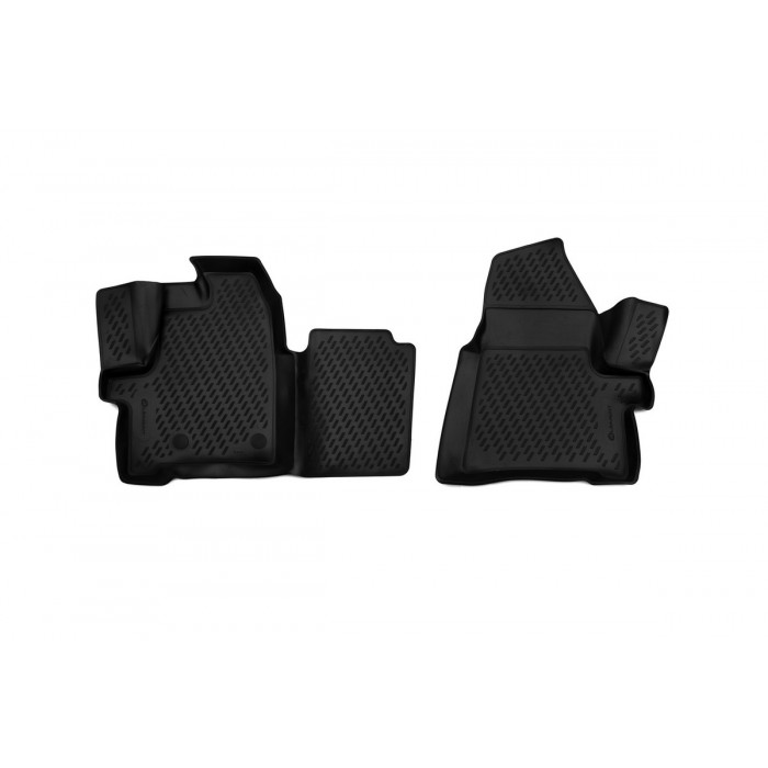 Коврики 3D в салон Element полиуретан 2 штуки  1+1 сидения для Ford Tourneo Custom 2013-2021