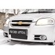 Зимняя заглушка решётки переднего бампера Русская артель для Chevrolet Aveo 2006-2012