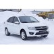 Зимняя заглушка решетки переднего бампера Русская артель для Lada Granta 2014-2021