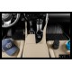 Коврики KVEST 3D в салон полистар, черный, бежевый для Toyota Land Cruiser 200 2015-2021