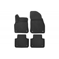Коврики 3D в салон Kvest полиуретан, черные 4шт для Volkswagen Touareg № KVEST3D01937210k