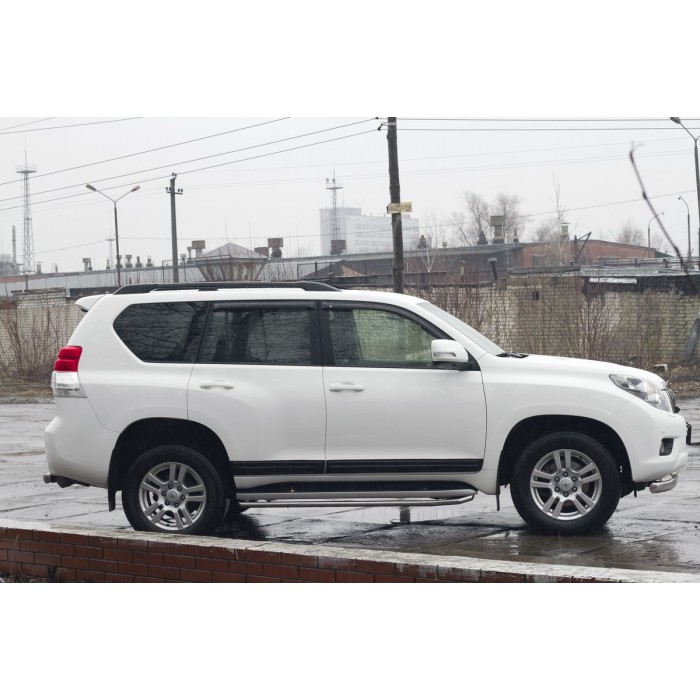 Молдинги на двери комплект глянец Русская артель для Toyota Land Cruiser Prado 150 2009-2020