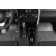 Коврики KVEST 3D в салон полистар, серо-чёрные, 4 шт для Lexus RX-200t 2015-2021