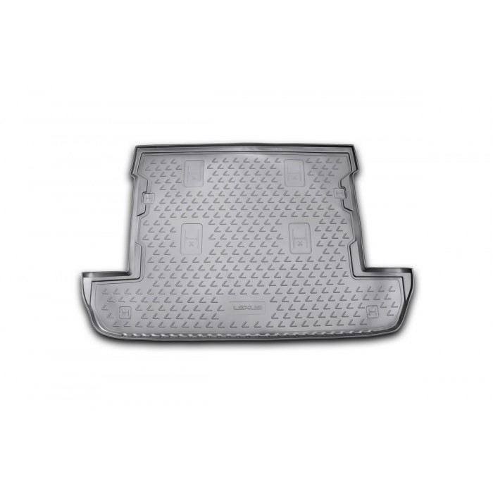 Коврик в багажник Element полиуретан серый короткий для 7 мест для Lexus LX 570 2007-2012