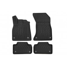 Коврики KVEST 3D в салон, чёрные 4 шт для Audi Q5 № KVEST3D02039210k