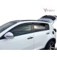 Дефлекторы окон Vinguru 4 штуки для Kia Sportage 2010-2015