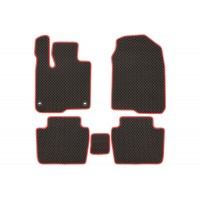 Коврик в салон Klever EVA, красная окантовка 5 шт для Honda ZR-V 2022-2025
