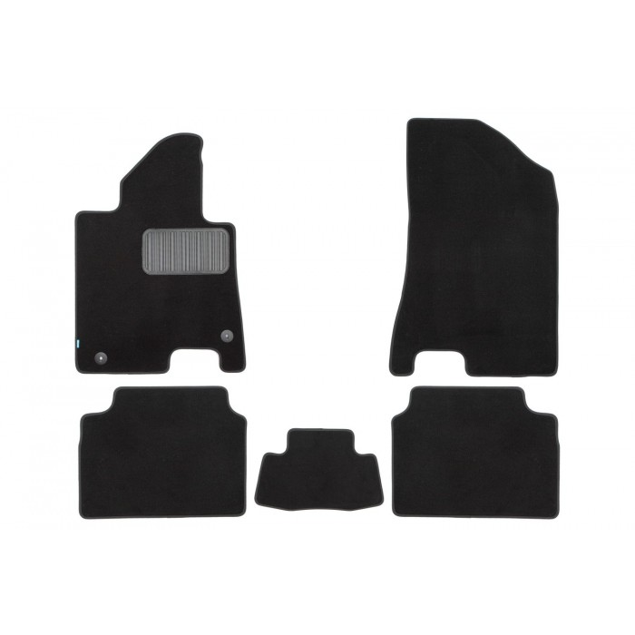 Коврики в салон Klever Premium текстиль, 5 шт для Kia K5 2020-2025