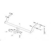 Фаркоп Avtos на Lada XRay № VAZ-66 для Lada XRay 2016-2022