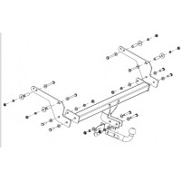 Фаркоп Baltex тип шара A для Renault Duster 2011-2021