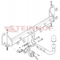 Фаркоп Steinhof тип шара A для BMW X3/X4 2010-2024