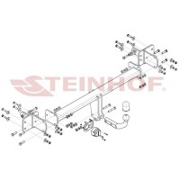 Фаркоп Steinhof тип шара A для Mercedes E-Class W213 2016-2023