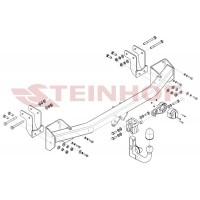 Фаркоп Steinhof тип шара V для Mitsubishi Outlander 2012-2024