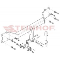 Фаркоп Steinhof тип шара A для Porsche Cayenne/Coupe 2018-2024